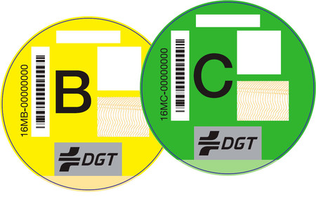 Etiquetas Medioambientales DGT