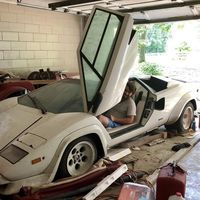 Un chico recupera un Lamborghini Countach y un Ferrari 308 que su abuela tenía olvidados en el garaje
