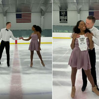 El bonito vídeo viral de una pareja de patinadores profesionales anunciando que serán padres