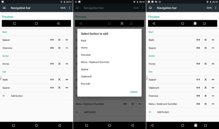 Android nos permitirá personalizar la barra de navegación