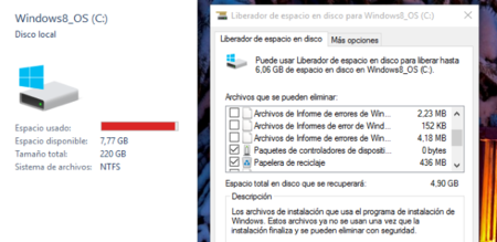 Si instalaste la actualización de noviembre de Windows 10, puedes liberar hasta 20 GB de archivos temporales