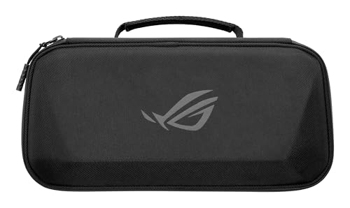 Funda ROG Xbox Ally (2 en 1) Premium, Negro, Resistente al Agua, con Compartimento Desmontable para Cargador, Forro de Vellón Suave
