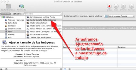 seleccionamos Ajustar tamaño de las imágenes