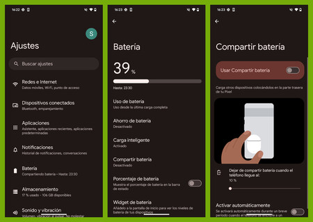 Android Compartir Batería
