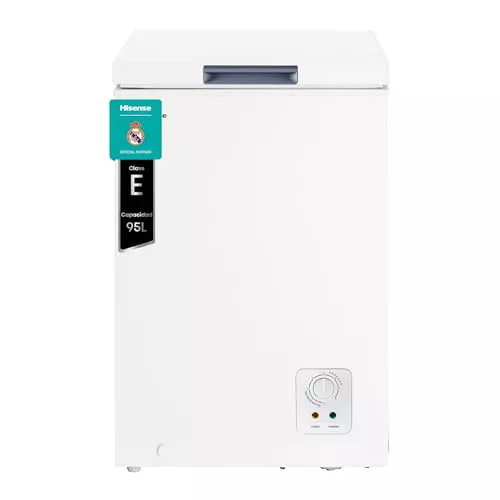 Hisense FT125D4AWE - Arcón Congelador Horizontal, Capacidad 95L