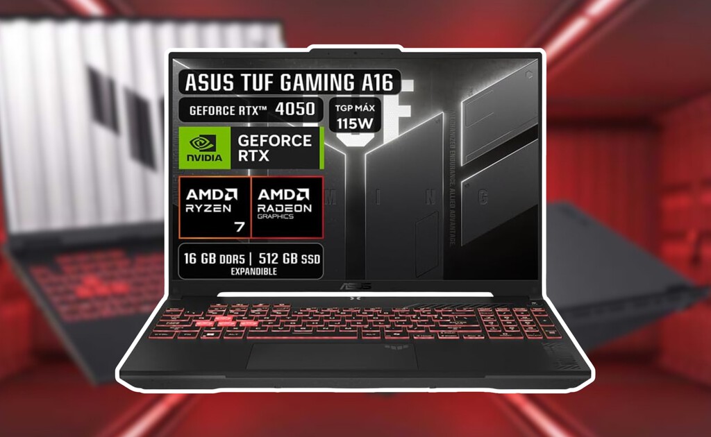 Amazon remata (en su precio histórico) las pocas piezas que quedan de esta laptop ASUS con 16 GB de RAM y RTX 4050 