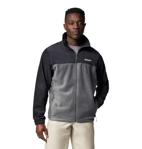 Columbia Steens Mountain Full Zip 2.0, Forro Polar Hombre, Black, Grill, L
