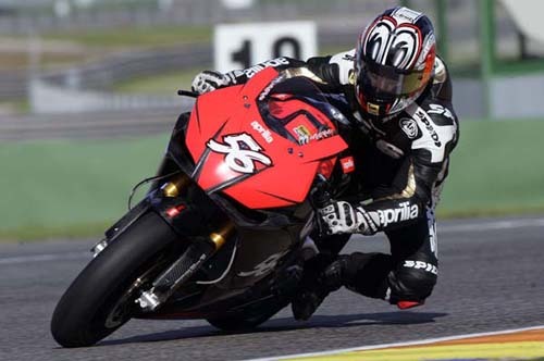 Nakano con la Aprilia RSV4