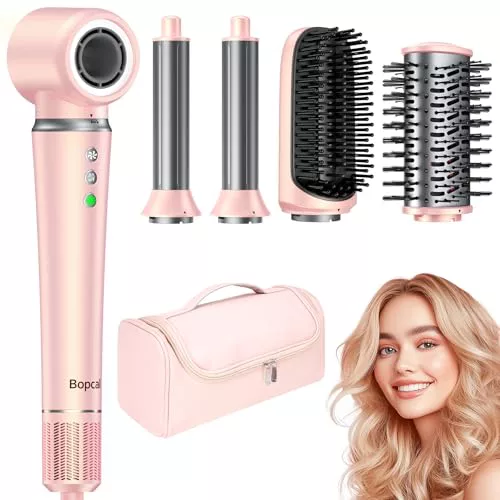 5 en 1 Air Styler Wrap Profesional - Bopcal 110000 RPM Secador Pelo Alta Velocidad con 500 Millones Iones