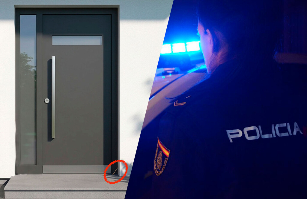 "Estos métodos avisan al delincuente de que la vivienda está sin moradores", la Policía advierte sobre señales en las puertas 