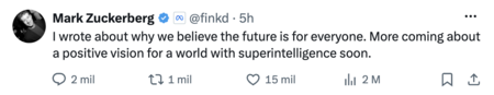 Zuckerberg en X