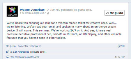 Wacom prepara algo nuevo para verano ¿una tableta para tablets o una tablet para fotógrafos y creativos?