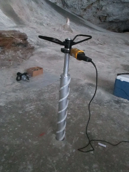 Área da caverna conhecida como Grande Salão