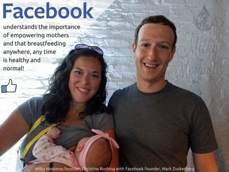 Ya no será mal visto amamantar en Facebook: Zuckerberg se compromete a apoyar la lactancia materna