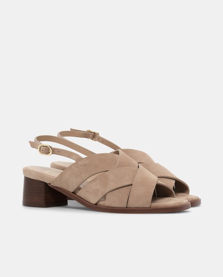 sandalias piel