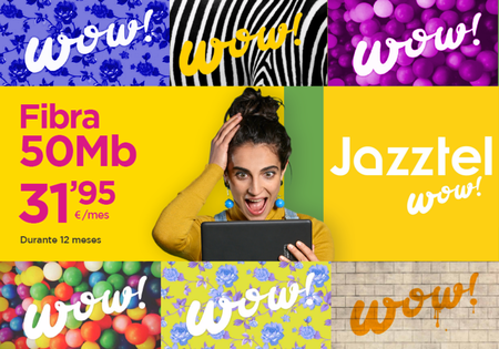 Ahora Jazztel también promociona la contratación de solo fibra, a 31,95 euros durante 1 año