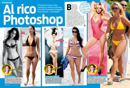 Eso sí que es retoque photoshop y no lo de Paula Vázquez