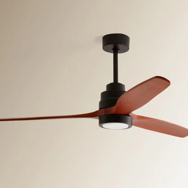 Ventilador de techo con luz LED y Motor DC Son Bou y madera El Corte Inglés Negro

