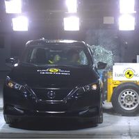 Nissan LEAF obtiene la máxima puntuación en las pruebas de Euro NCAP