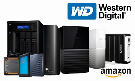 Para todo tipo de equipos, necesidades y presupuestos: 42 discos duros Western Digital que puedes encontrar más baratos ahora, en Amazon