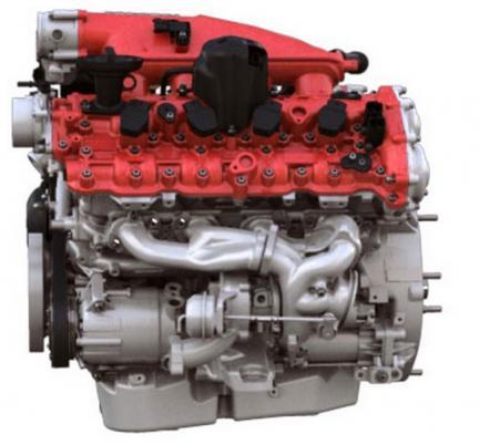 Motor V8 Ferrari California T