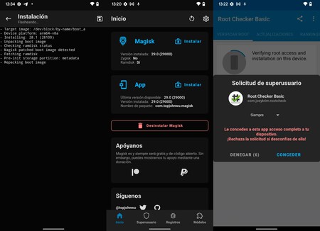 Proceso de rooteo desde Magisk y superusuario