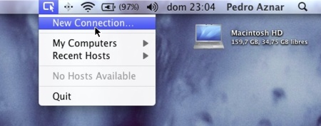 ScreenSharingMenulet, accede rápidamente a Compartir Pantalla