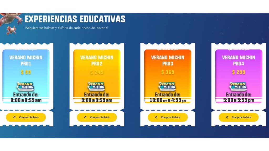 Acuario Michin lanza boletos en 99 pesos para vacaciones de verano ...