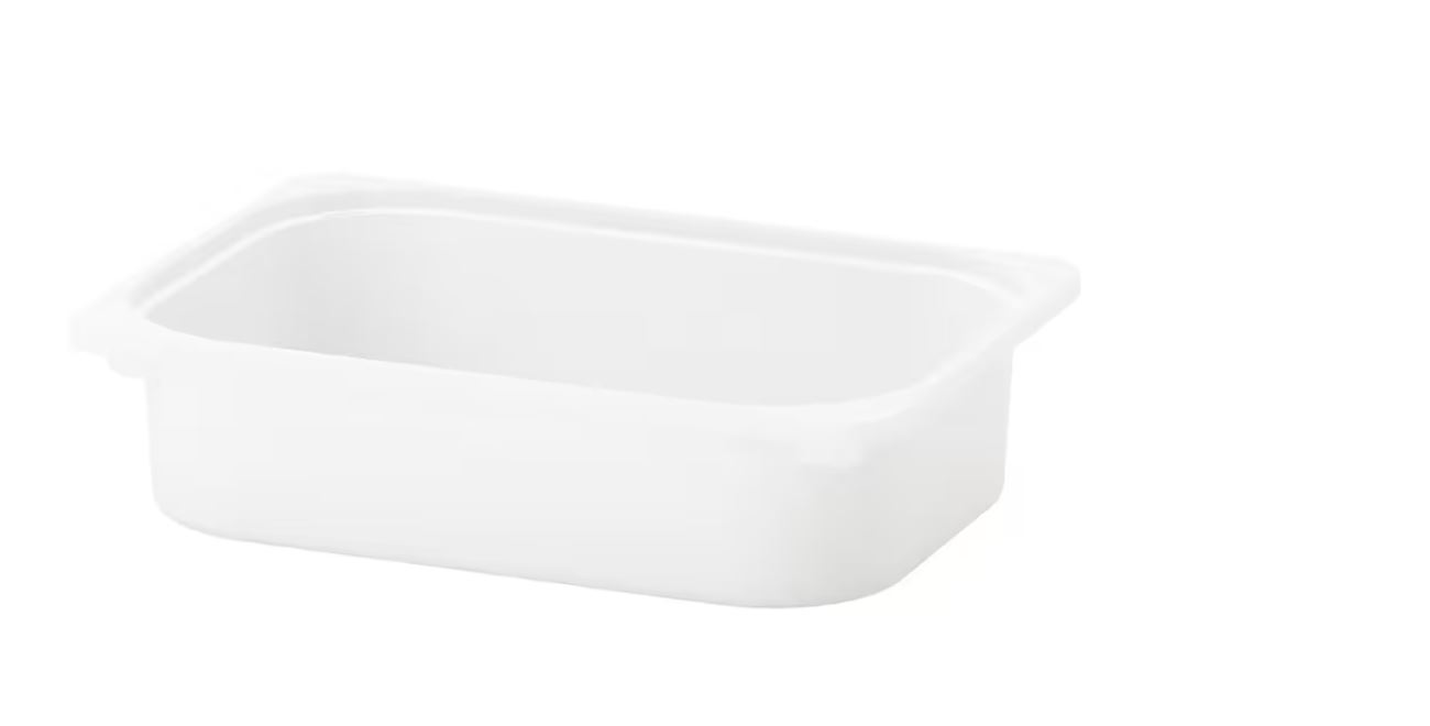 Caja TROFAST de color blanco, 42x30x10 cm