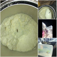 Una madre muestra al mundo los gusanos que encontró en el bote de leche artificial para su bebé de 3 meses 