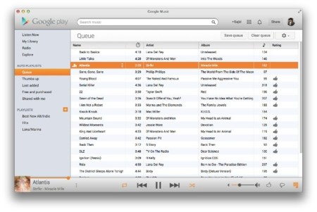 Google Music for Mac, cliente "nativo" para el servicio de música de Google