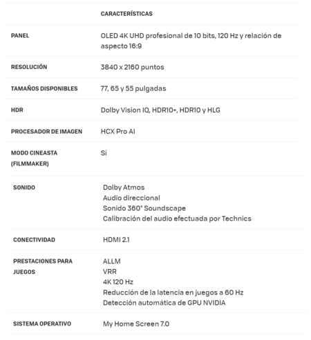Panasonic tabla