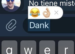 iPhoneのチャットテキストの置換