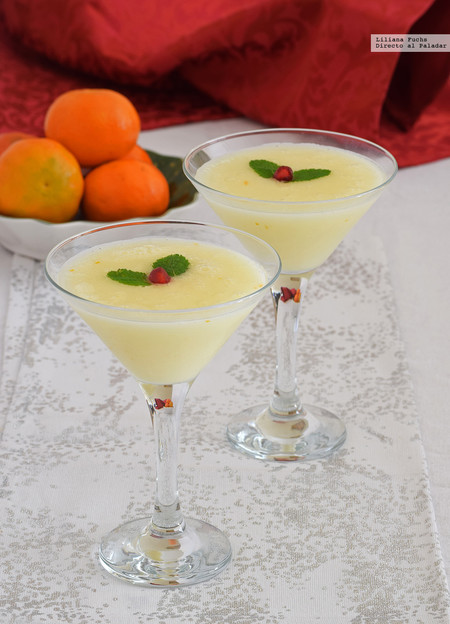 Sorbete de mandarina