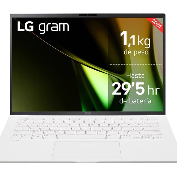 Portátil LG gram 14Z90S, Intel Core Ultra 7-155H, 16GB, 512GB SSD, 14", W11
