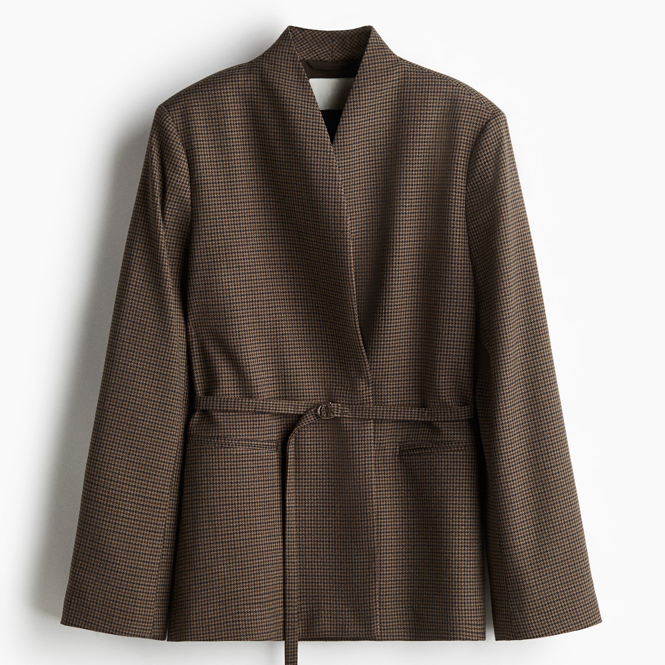 Americana con cinturón

