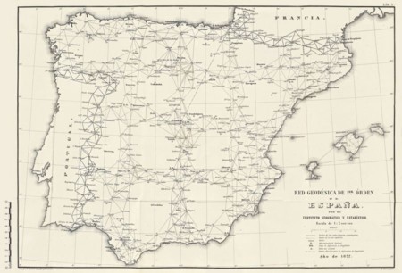 Red Geodesica Espana En 1877