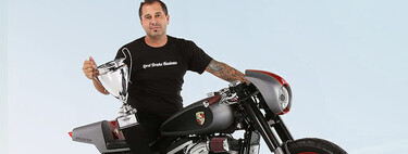 ¡Premiada! Esta Harley-Davidson se transforma en Cafe Racer y rinde tributo al Porsche Speedster