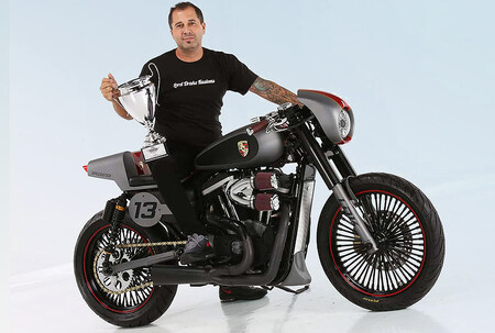 ¡Premiada! Esta Harley-Davidson se transforma en Cafe Racer y rinde tributo al Porsche Speedster