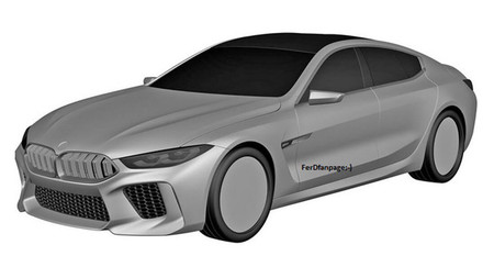 Filtrados los bocetos de patente del BMW M8 Gran Coupé