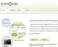 Diario online de tu bebé con Kidmondo