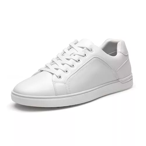 Bruno Marc Zapatillas de Deporte de Moda para Hombre, Zapatos Casuales.,Size 41.5,Blanco,SBFS211M