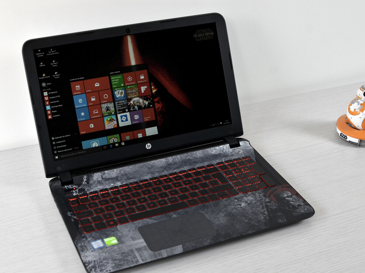 HP Star Wars Edición Especial: probamos el portátil con más 