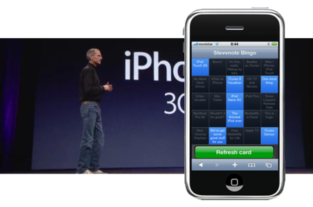 Pre-keynote: Bingo en formato aplicación web para iPhone e iPod touch