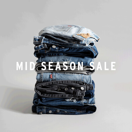 Ahorra un 50% en Levi's con las Mid Season Sales en todo tipo de prendas: vaqueros, cazadoras, camisetas y más