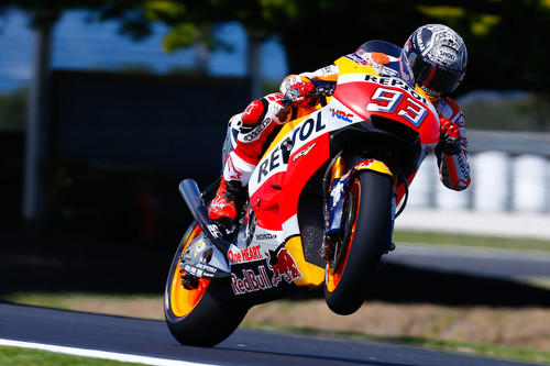 Marc Márquez manda con autoridad el primer día en Phillip Island: mejor tiempo y un ritmo imparable