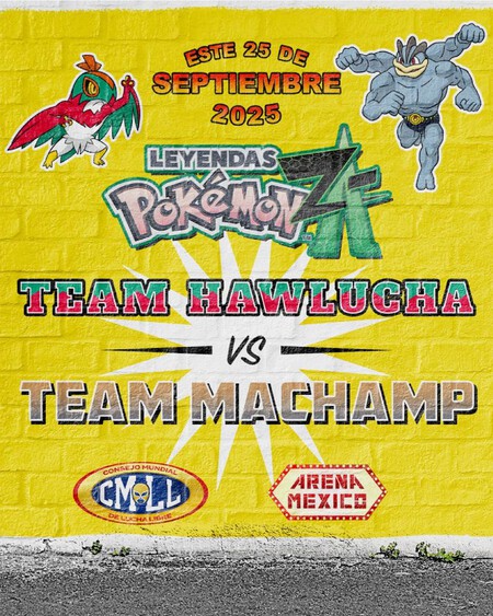 Pokemon Cartelera Lucha Mexico Cmll