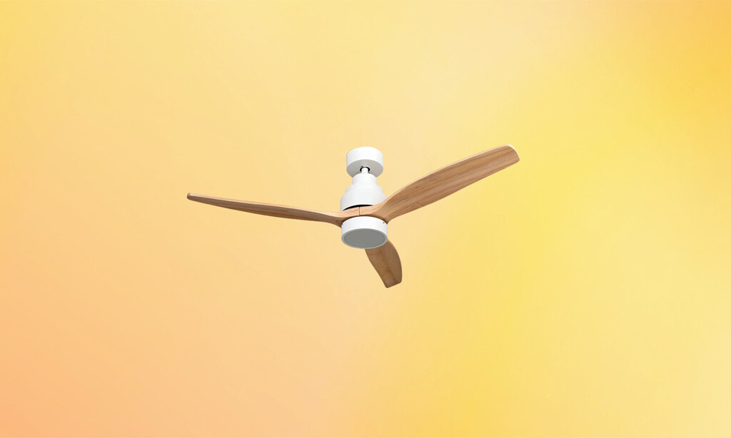 Miravia se planta ante el calor y deja este ventilador de techo a mitad de precio: está disponible en 4 colores y es ultrasilencioso