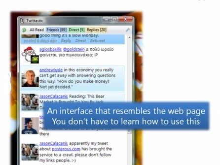 Twittastic, un espectacular cliente de Twitter para Windows