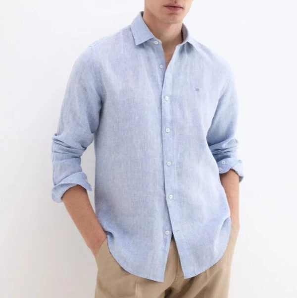 Pedro del Hierro Camisa lino lisa